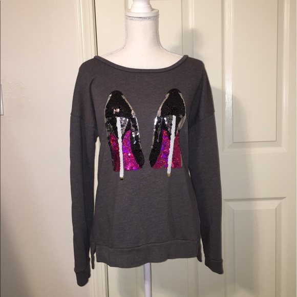 Juicy Couture Tops - Juicy Couture High Heels Sweatshirt
